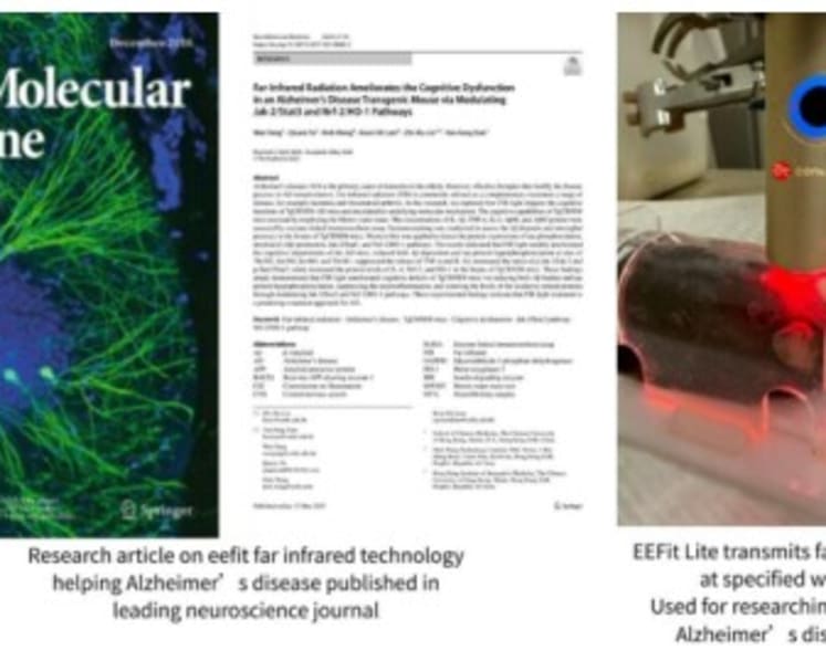 eefit Far Infrared Technology Scientifically Verified by Renowned Hong Kong University: Improves Two Major Symptoms of Alzheimer’s Disease, Bringing New Hope to Brain Health Protection