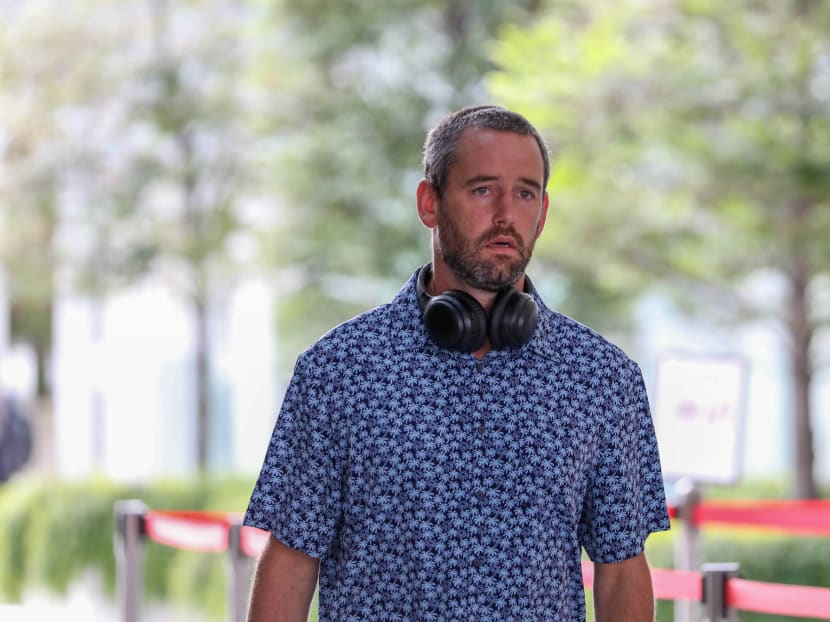 Benjamin Glynn, 39, arriving at the State Courts on July 2, 2021.