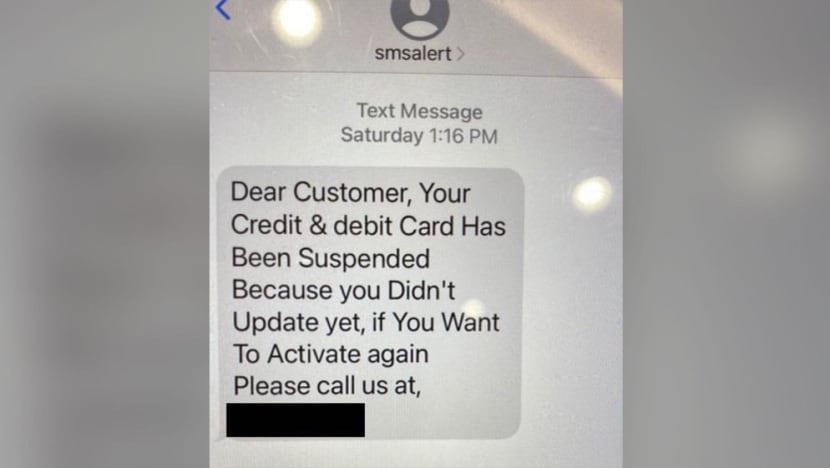 Police warn of SMS scam as 18 victims lose S$120,000 in January Police warn of SMS scam as 18 victims lose S$120,000 in January