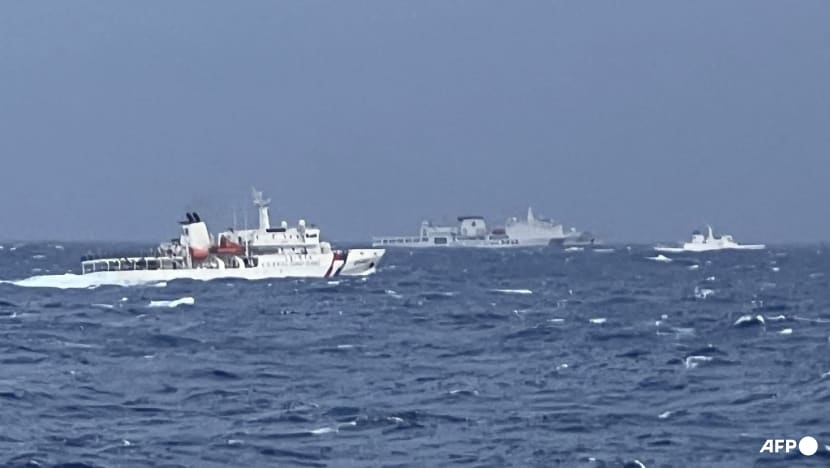 China sends largest naval fleet in decades to region, threat level severe, Taiwan says