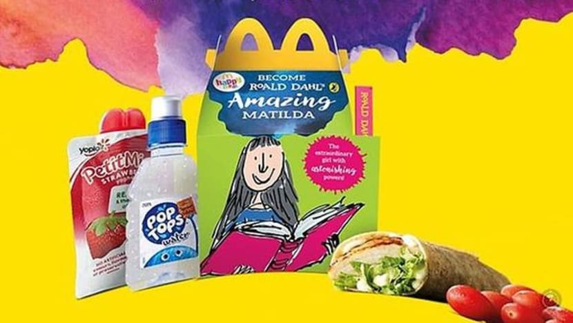 McDonald's New Zealand tawar buku Roald Dahl sebagai mainan Happy Meal McDonald's New Zealand tawar buku Roald Dahl sebagai mainan Happy Meal