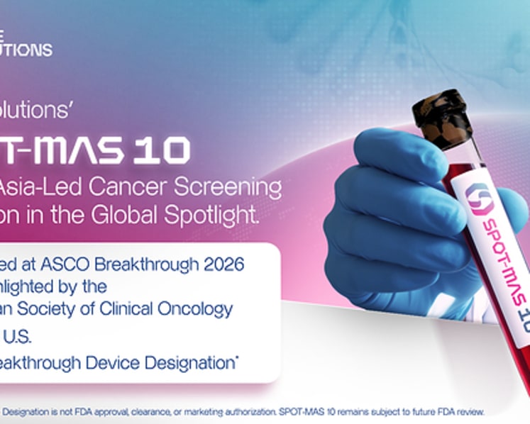 Gene Solutions' SPOT-MAS 10 Places Asia-Led Cancer Screening Innovation in the Global Spotlight