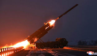 North Korea's Kim Jong Un oversees cruise missile launching drill