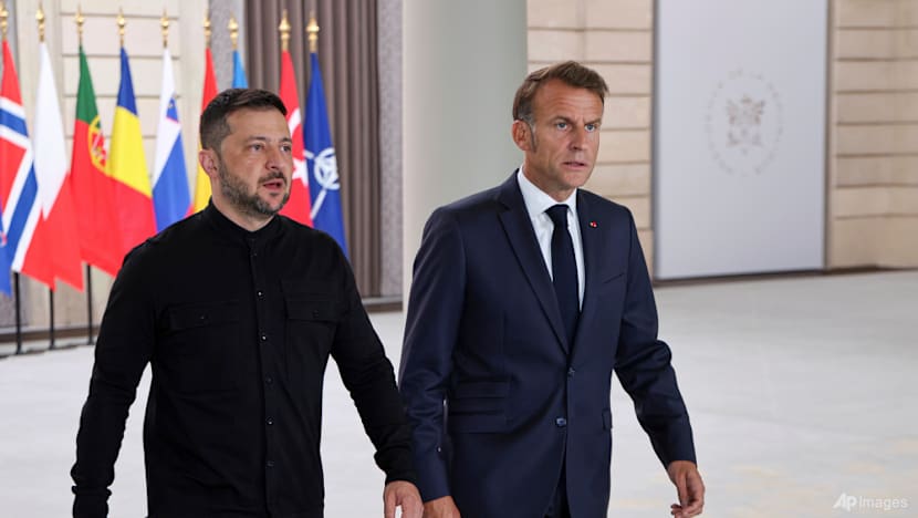 Macron says 26 countries pledge troops as a reassurance force for Ukraine after fighting ends Macron says 26 countries pledge troops as a reassurance force for Ukraine after fighting ends