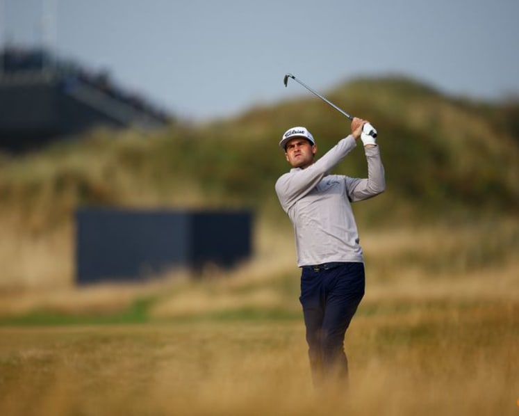 Australian Herbert moves top of Open leaderboard with birdie blitz
