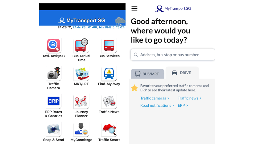 LTA revamps transit app to make it more customisable for commuters