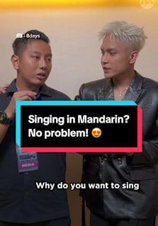 How would you rate our producer’s singing? 😎 #8dayssg #8dayssgintv #yes933hitsfest #yes933 #malaysia 