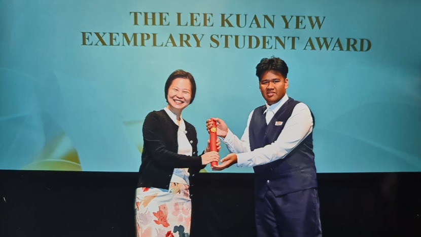 Pelajar Autistik Muhammad Aiman Muhammad Ali terima Anugerah Pelajar Teladan Lee Kuan Yew