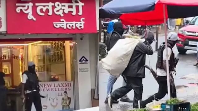 穿防弹衣进珠宝店打劫 印度三男罪行被监控录像拍下