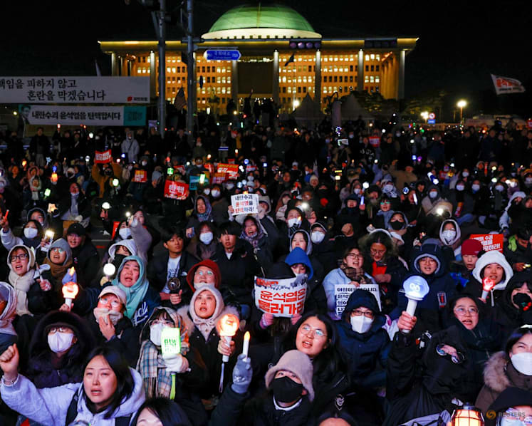As it happened: South Korea's President Yoon survives impeachment motion over martial law fiasco
