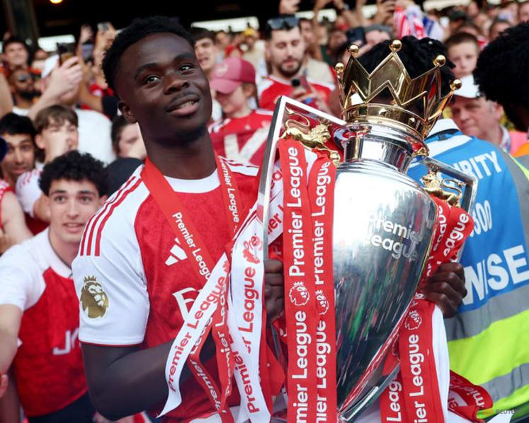 'It's our time' - Saka says Arsenal proved critics wrong with title triumph