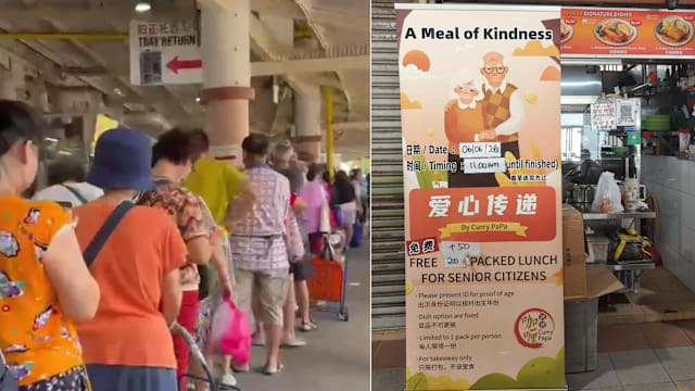 盼区内长者不挨饿 小贩每月出资派爱心餐