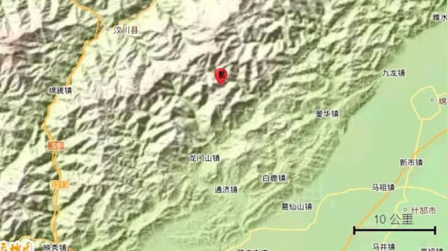 中国四川发生3.9级地震