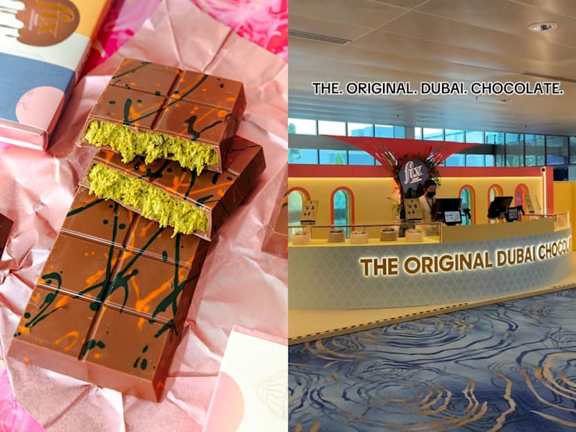 Fix Dessert Chocolatier, original maker of viral Dubai chocolate, opens pop-up store at Changi Airport