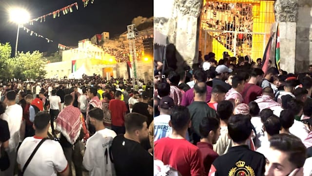 约旦球迷安曼观赛时发生推挤 酿一死八伤