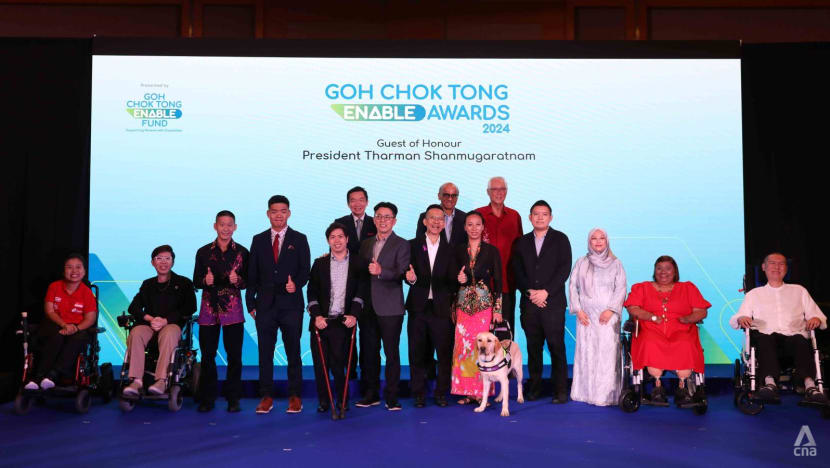 13 people with disabilities honoured at 2024 Goh Chok Tong Enable Awards