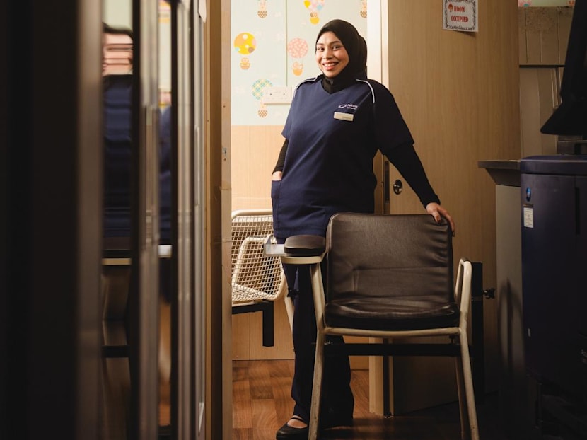 After easing her mum’s pain with one prick to draw blood, she vowed to give all patients the same care