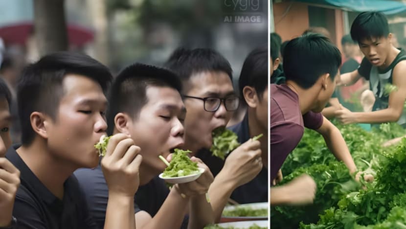Netizen guna program AI hasil gambar realistik 'pertandingan makan daun ketumbar di Singapura'