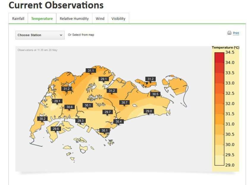 New weather website offers real-time report by location