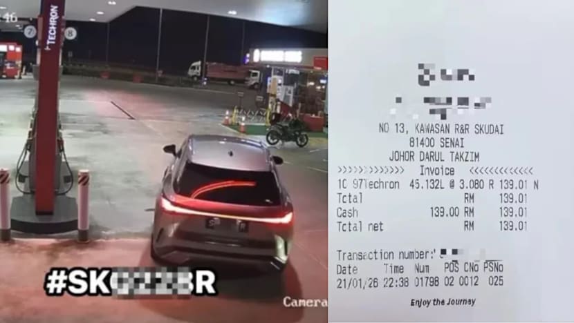 Johor Petrol Station Looking For SG-Registered Lexus That Drove Off Without Paying For Petrol