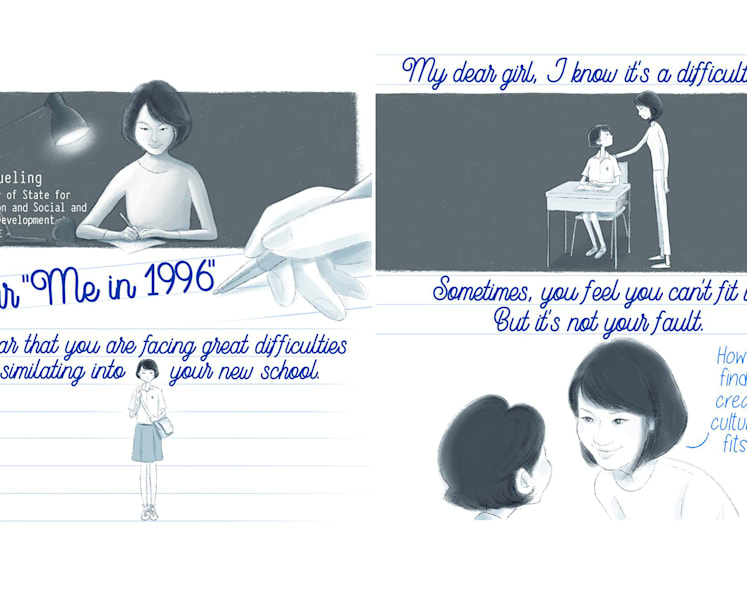 Inspired by Sun Xueling’s letter to younger self, Nafa teacher produces artwork to reach ‘struggling’ students