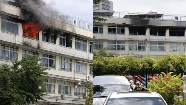 日本东京小学起火 十人受伤