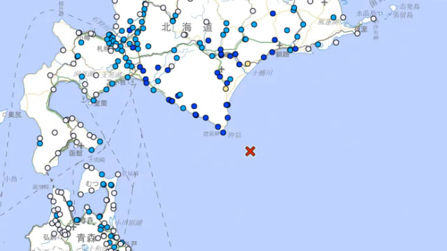日本北海道东南部岸外发生6.3级地震