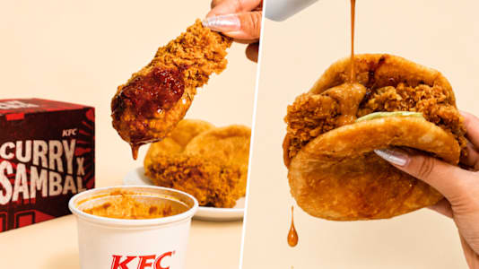 Fried Chicken, Curry & Prata Come Together In KFC S’pore’s Indulgent Prata Zinger Burger 