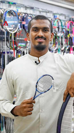 The 22-year-old racquet stringer who brought millions of views on TikTok to his family business