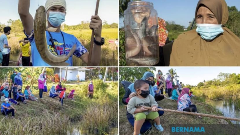Kampung di M'sia ini anjur aktiviti pancing tradisional