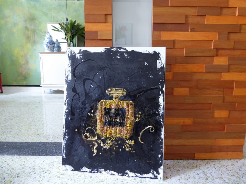 S’pore artist Danny Raven Tan showcases his works in flat