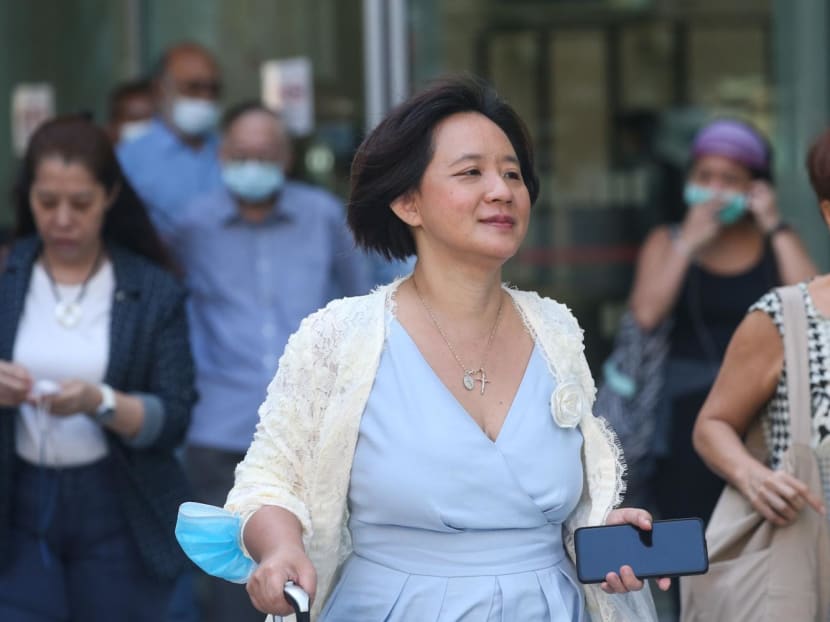 Iris Koh at the State Courts on July 27, 2022. Iris Koh at the State Courts on July 27, 2022.
