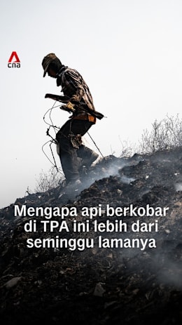 Mengapa api berkobar di TPA ini lebih dari seminggu lamanya