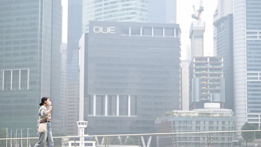 Air quality remains unhealthy across Singapore as haze persists; PM2.5 levels on the rise