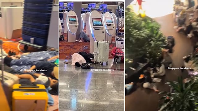 樟宜机场旅客到处席地而睡 网民忧影响形象