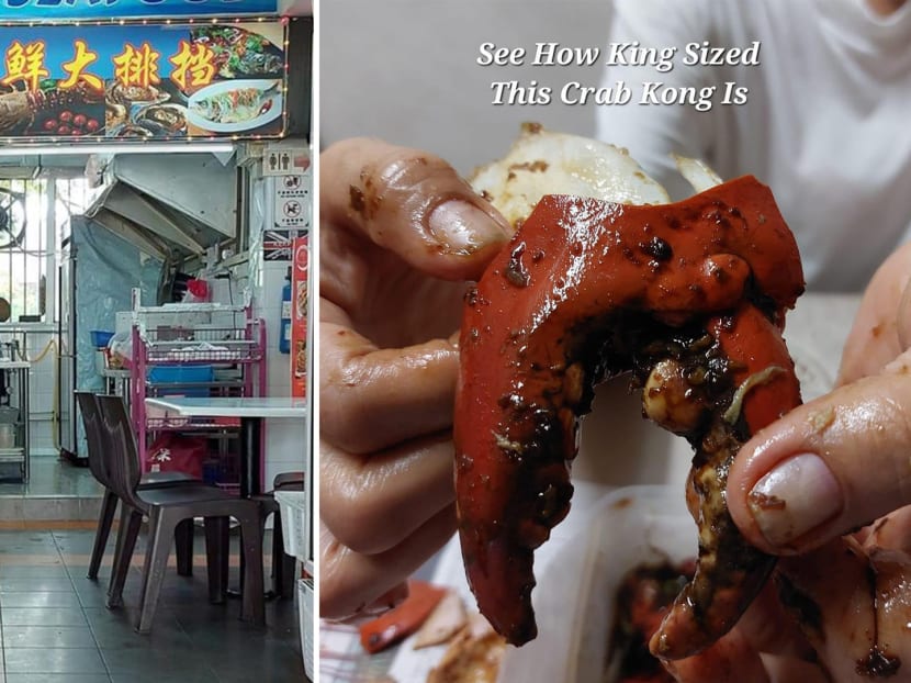 New zi char stall sells meaty kam heong crab claws at just S$5 each