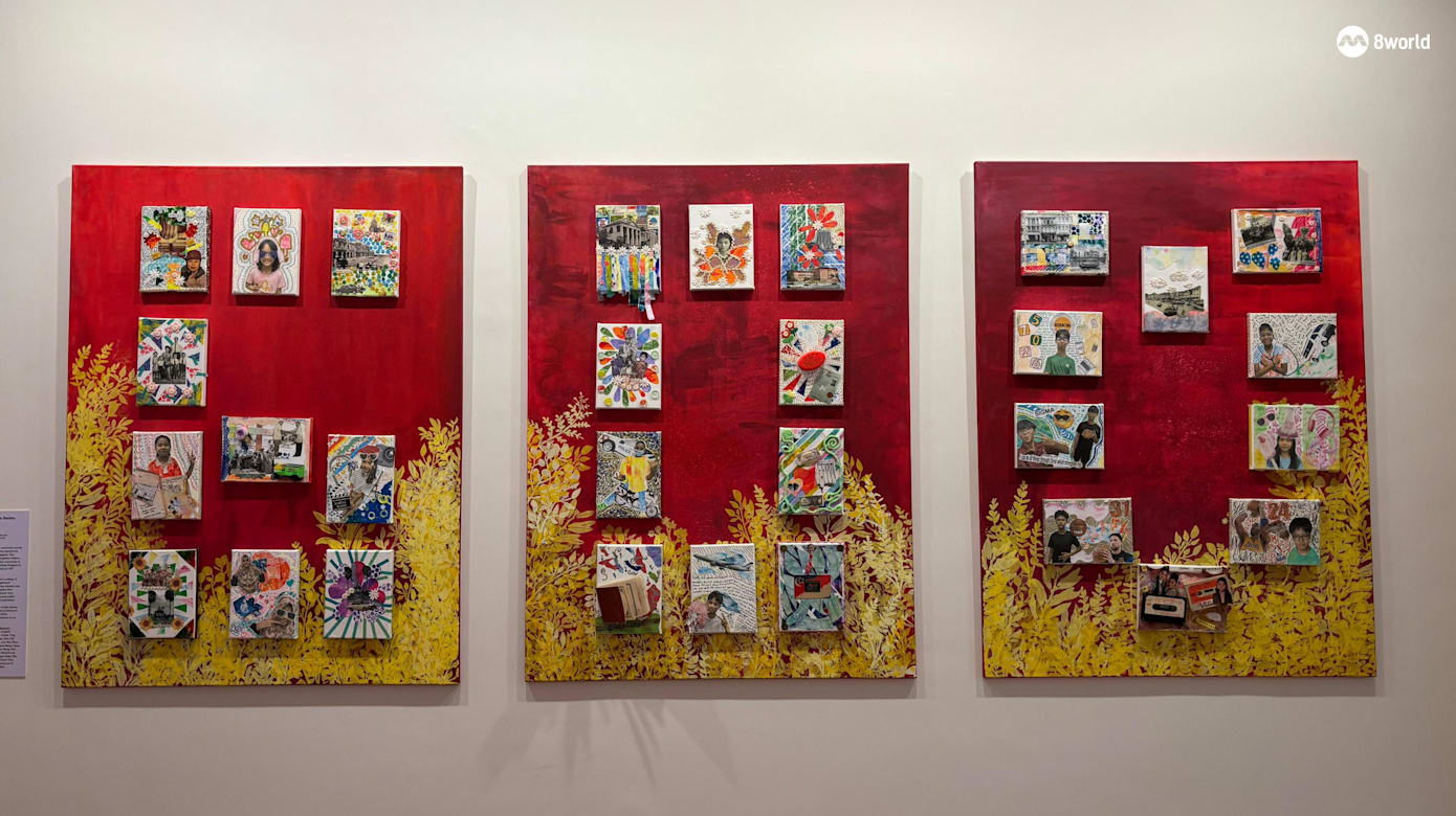 SG60关怀艺术展。（图：周海丽）