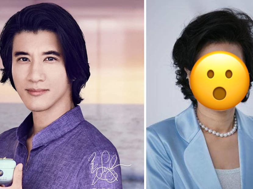 Netizens Say Wang Leehom Really Looks Like This Chinese Businesswoman In His New Beauty Campaign