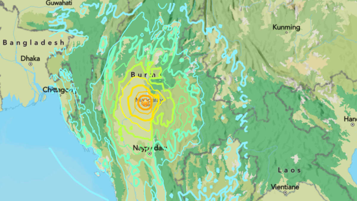 Strong earthquake strikes central Myanmar, panic in Bangkok