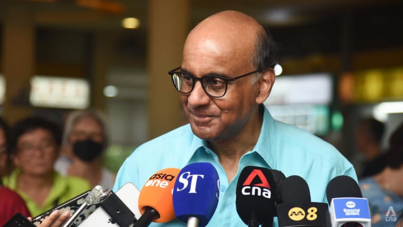 Tharman urges candidates to avoid politicising Presidential Election after opposition members endorse Tan Kin Lian Tharman urges candidates to avoid politicising Presidential Election after opposition members endorse Tan Kin Lian