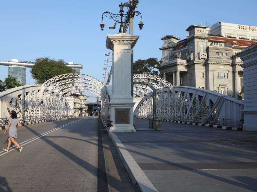 Anderson Bridge, one of three bridges spanning the Singapore River that will be gazetted as a national monument. The Padang will also become a national monument. Anderson Bridge, one of three bridges spanning the Singapore River that will be gazetted as a national monument. The Padang will also become a national monument.