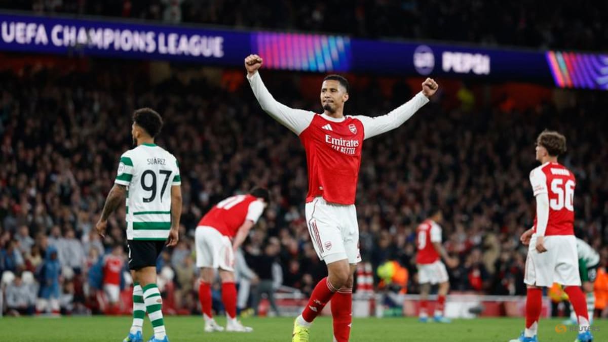 Arsenal scrape past Sporting to reach Champions League semi-finals
