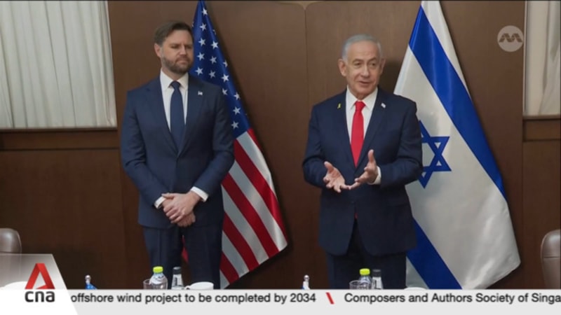 Israel-Hamas ceasefire deal: US Vice President Vance in Israel for talks with PM Netanyahu 