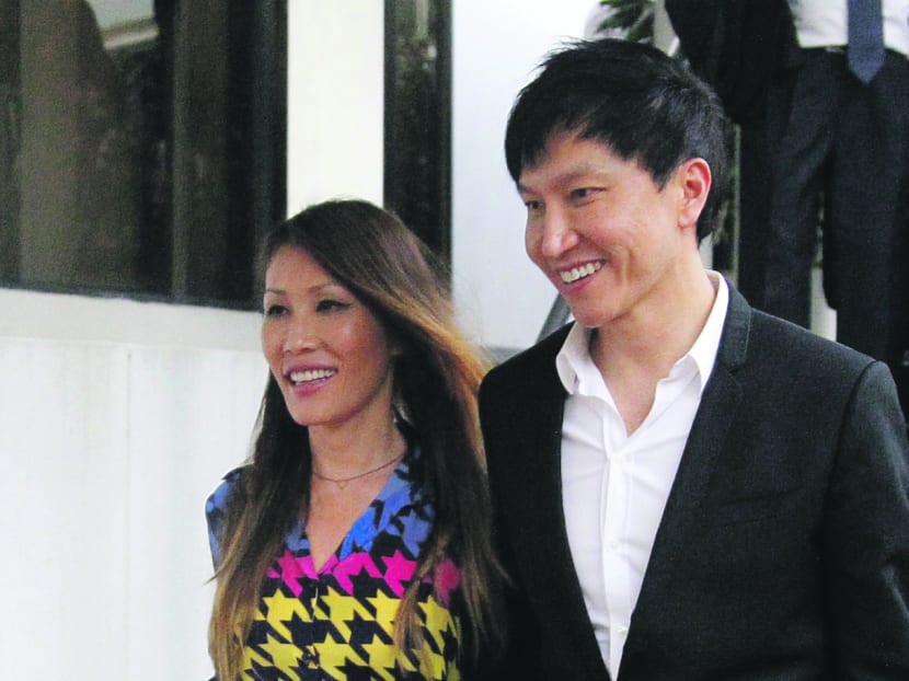 City Harvest Church founder Kong Hee and his wife, Sun Ho, leaving the Subordinate Court on Sept 17, 2013. TODAY file photo