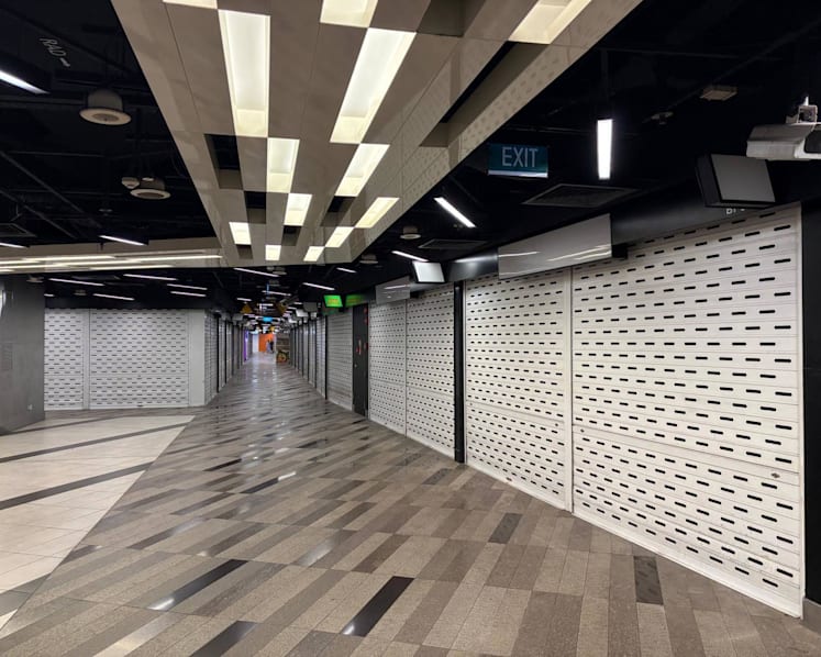 Once-bustling retail stretch at Tanjong Pagar MRT station now mostly vacant amid lease uncertainties