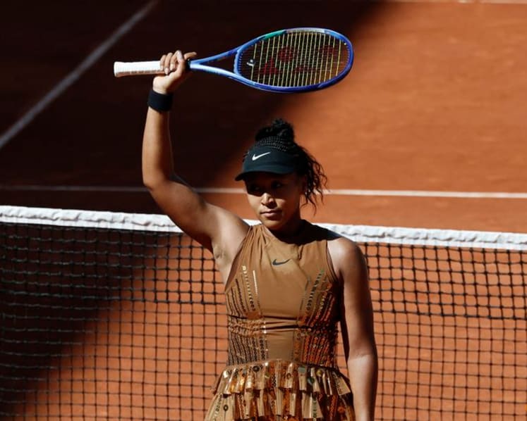 Osaka ramps up fashion stakes at French Open before first-round win