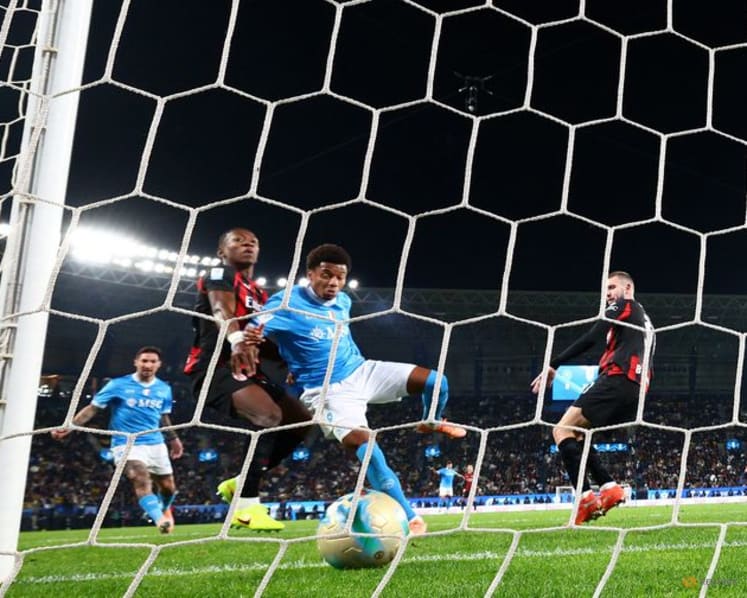 Hojlund helps Napoli sink Milan to reach Italian Super Cup final in Riyadh