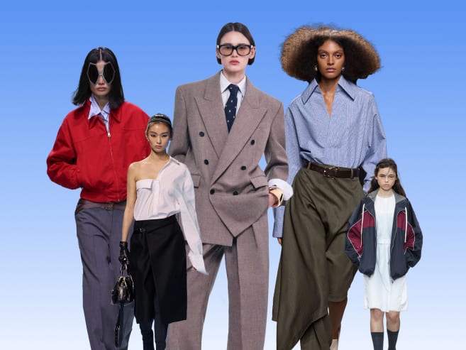 Classic menswear is one of this season’s key trends – for women