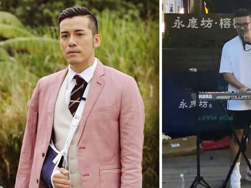 Ex-TVB actor Sammy Sum, 41, seen busking on Guangzhou streets, wants everyone to know he can sing