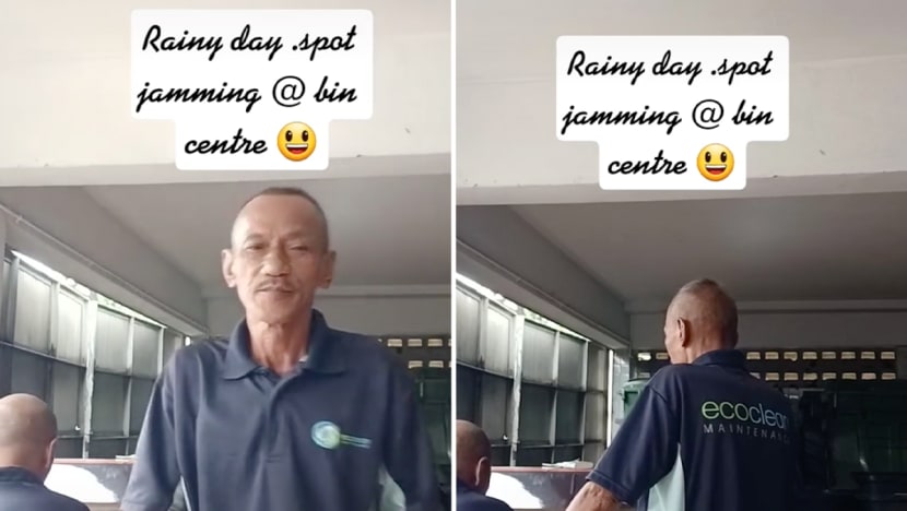 #trending: Cleaners jamming on discarded piano at bin centre wow netizens